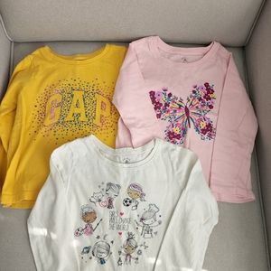 Long sleeved tops - size 3T